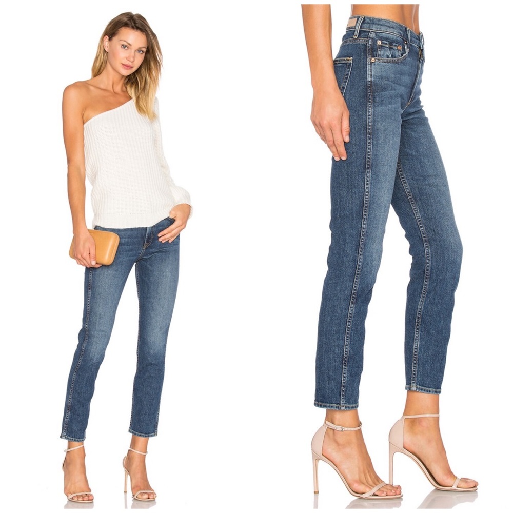 GRLFRND Naomi (petite) High Rise Stretch Jean - American Pie